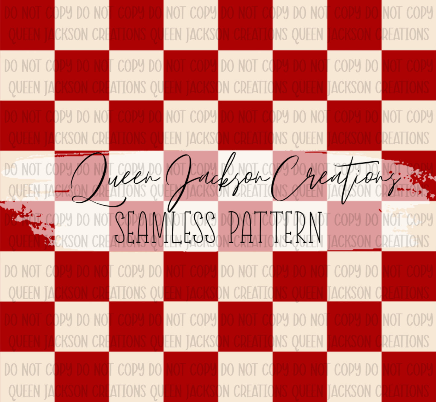 Red Checkered