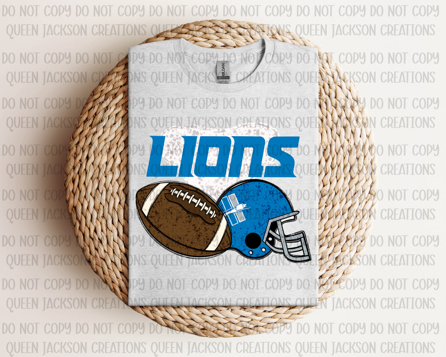 Lions Patchwork Pattern