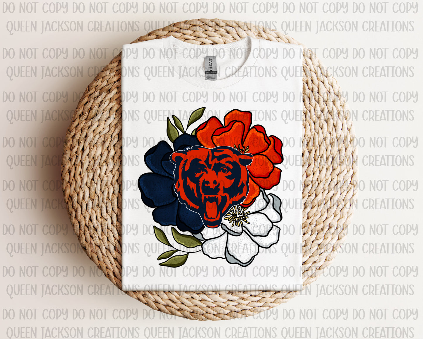 Floral Bears Pattern- Multiple Colorways