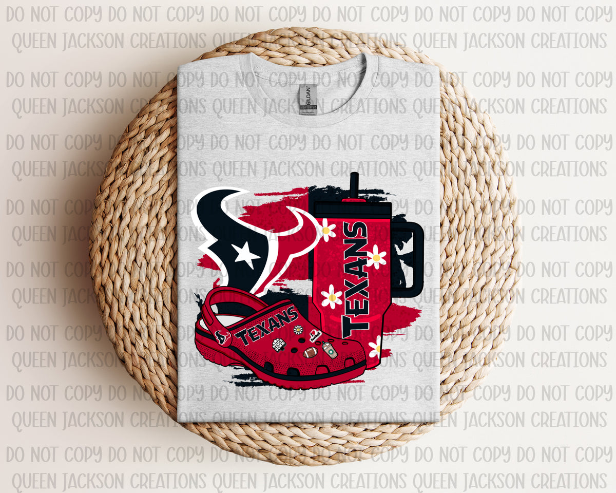 Girly Texans Pattern
