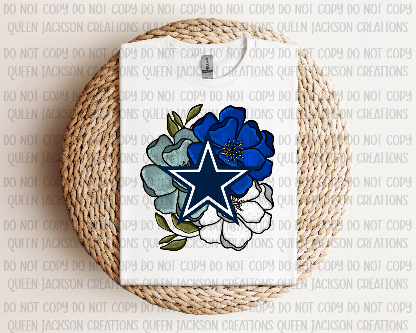 Floral Cowboys Pattern- Multiple Colorways