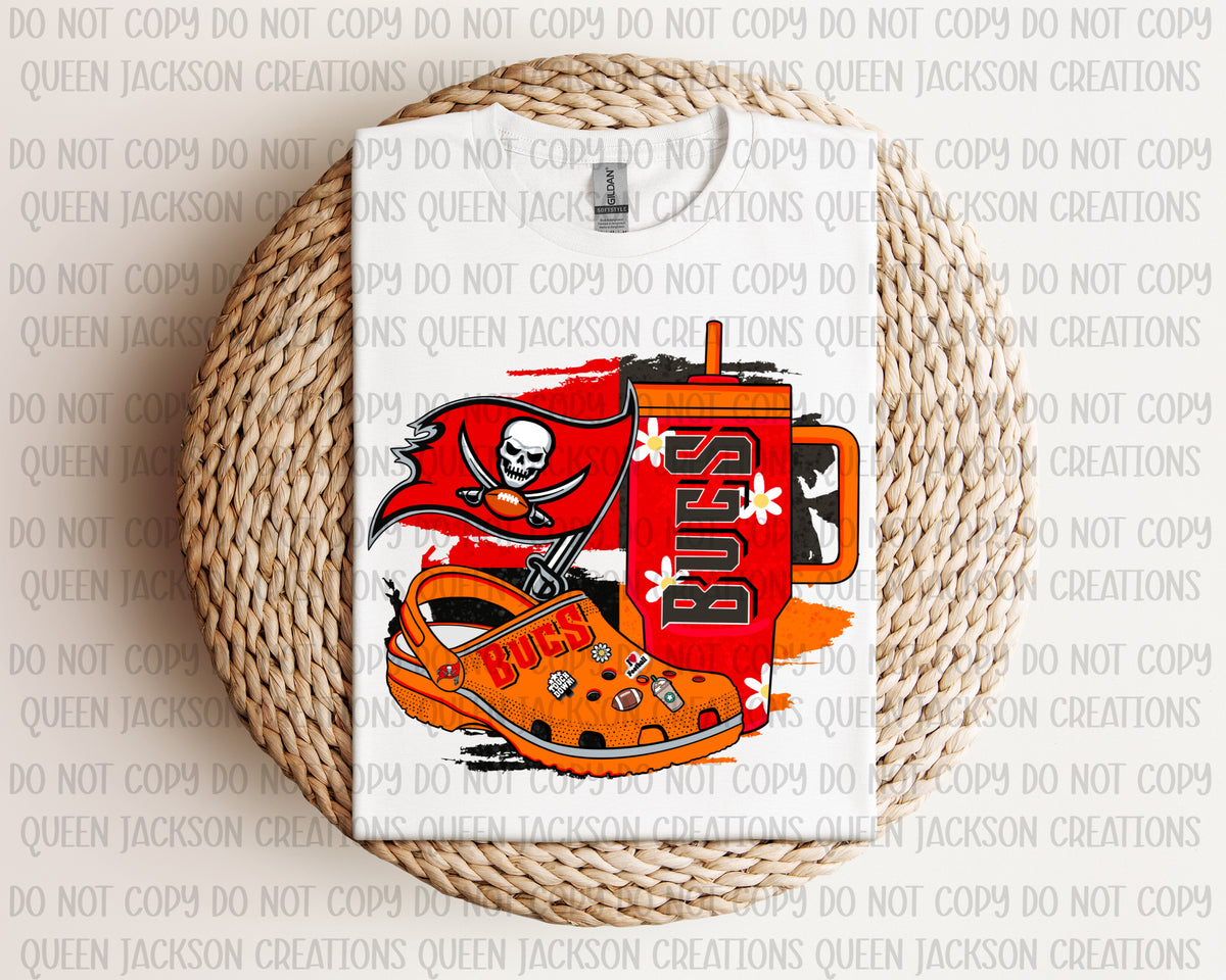 Girly Buccaneers Pattern