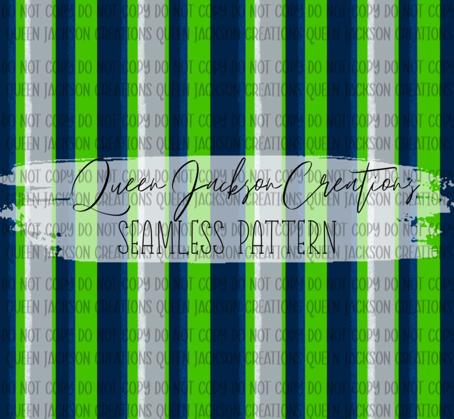 Floral Seahawks Pattern- Multiple Colorways