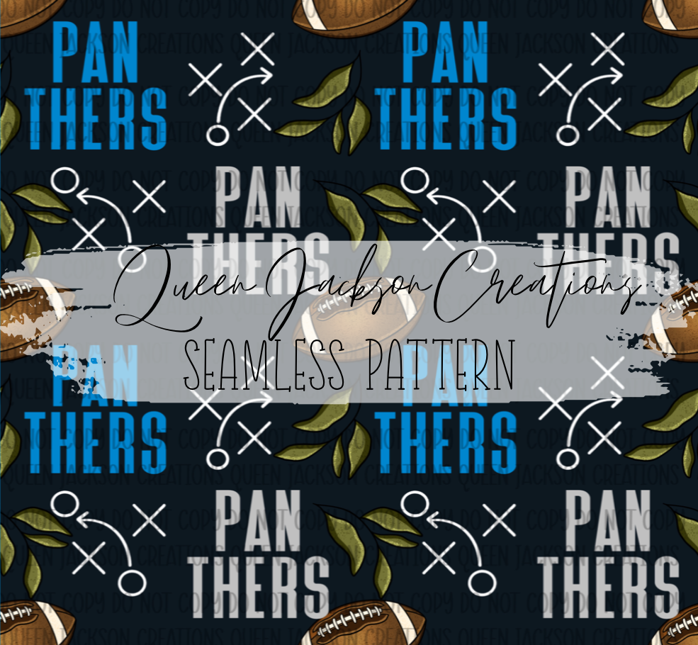 Floral Panthers Pattern- Multiple Colorways