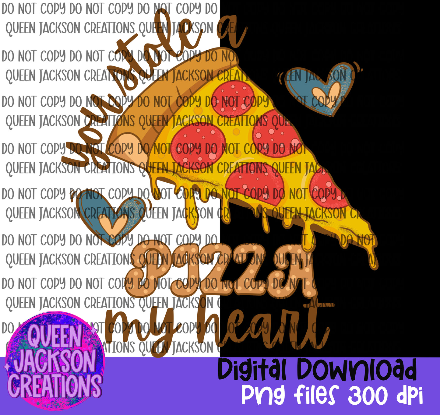 You stole a pizza my heart