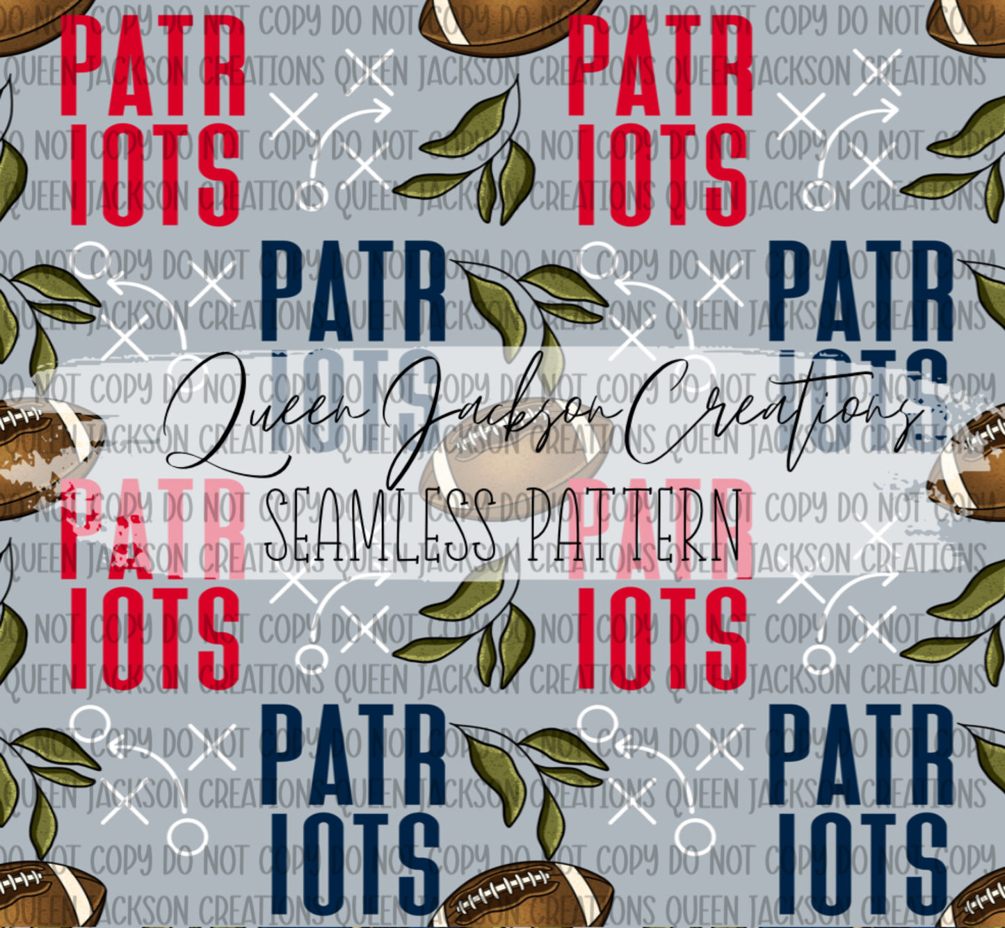 Floral Patriots Pattern- Multiple Colorways