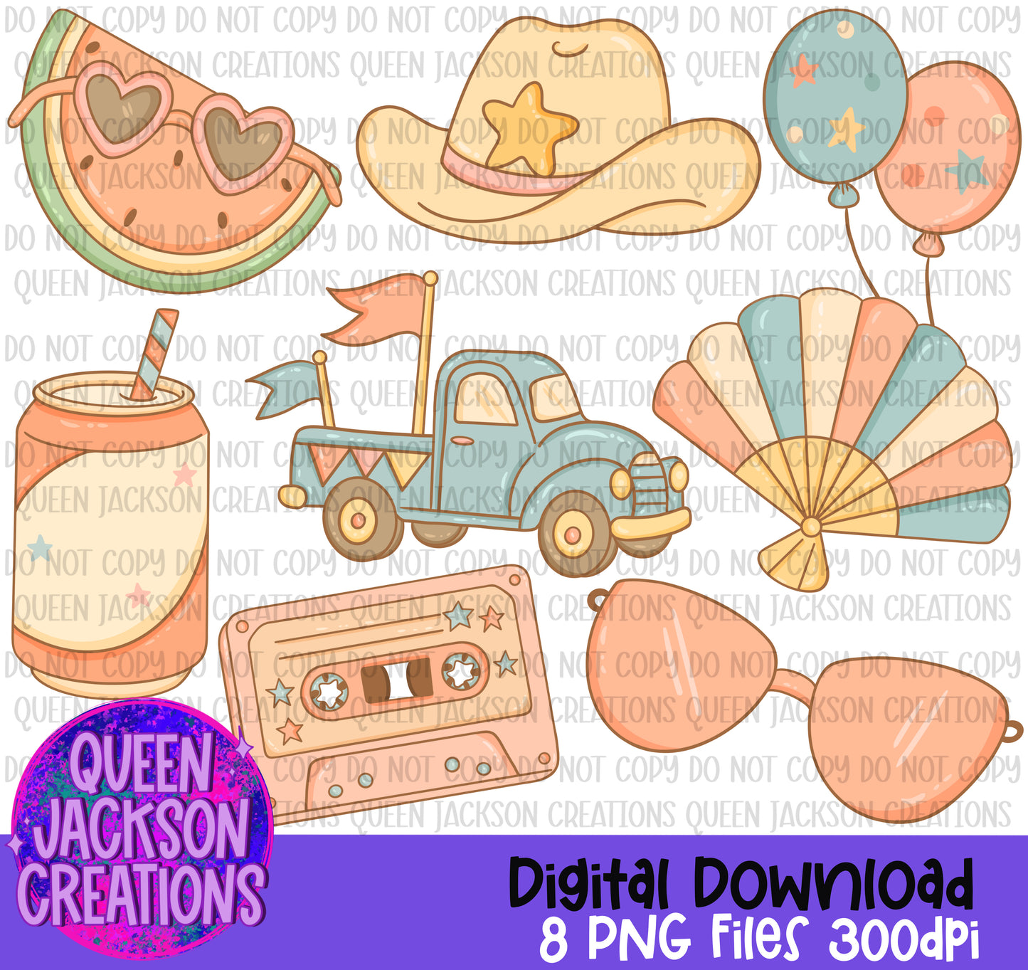 Pastel Patriot Pop