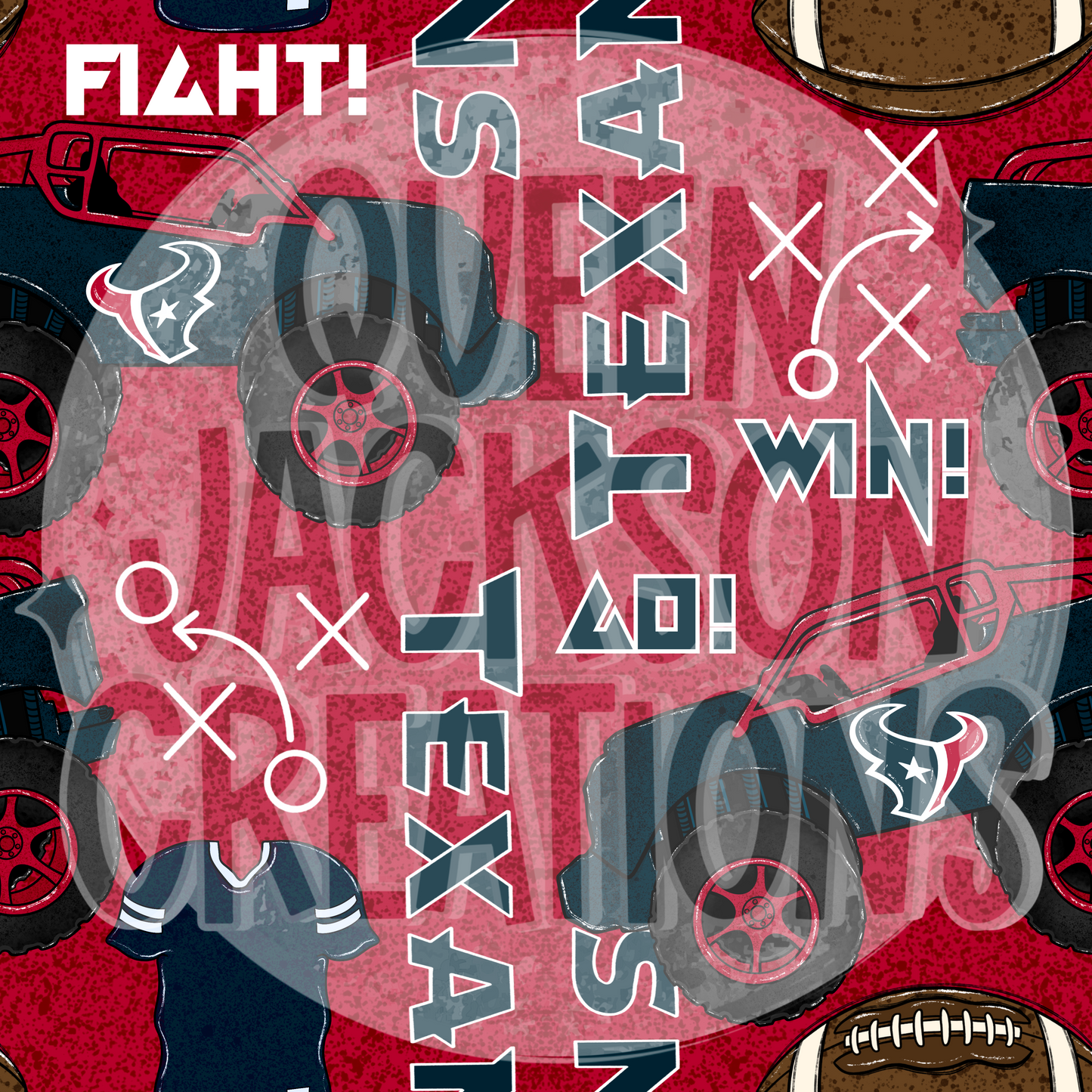 Trucks Texans Pattern