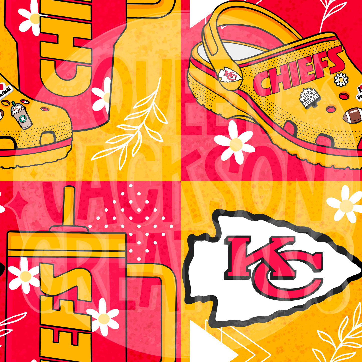 Girly Chiefs Pattern