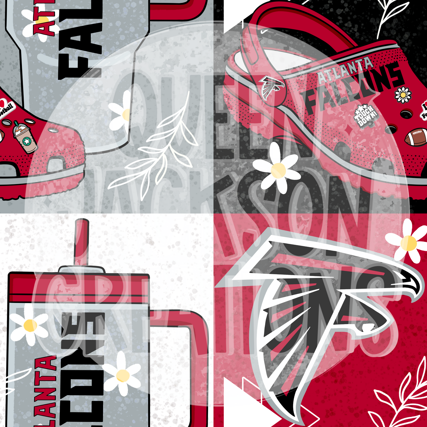 Girly Falcons Pattern
