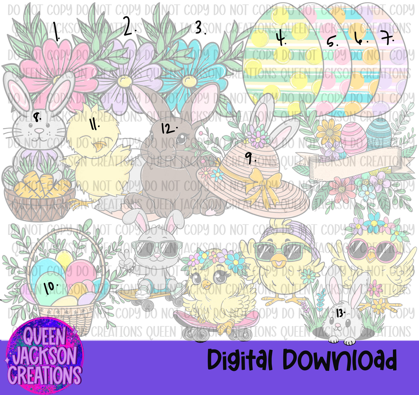 Easter Clipart Bundle
