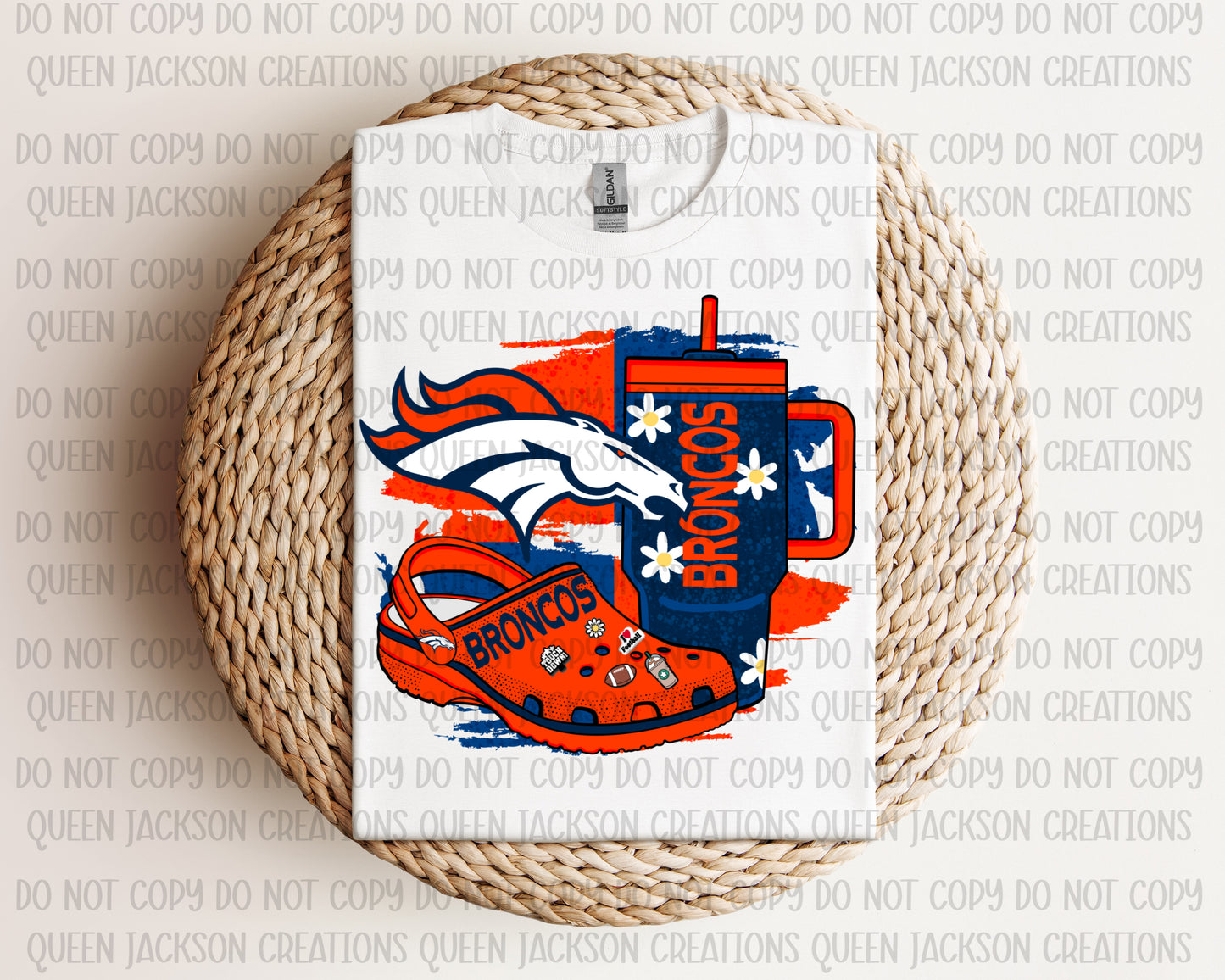 Girly Broncos Pattern