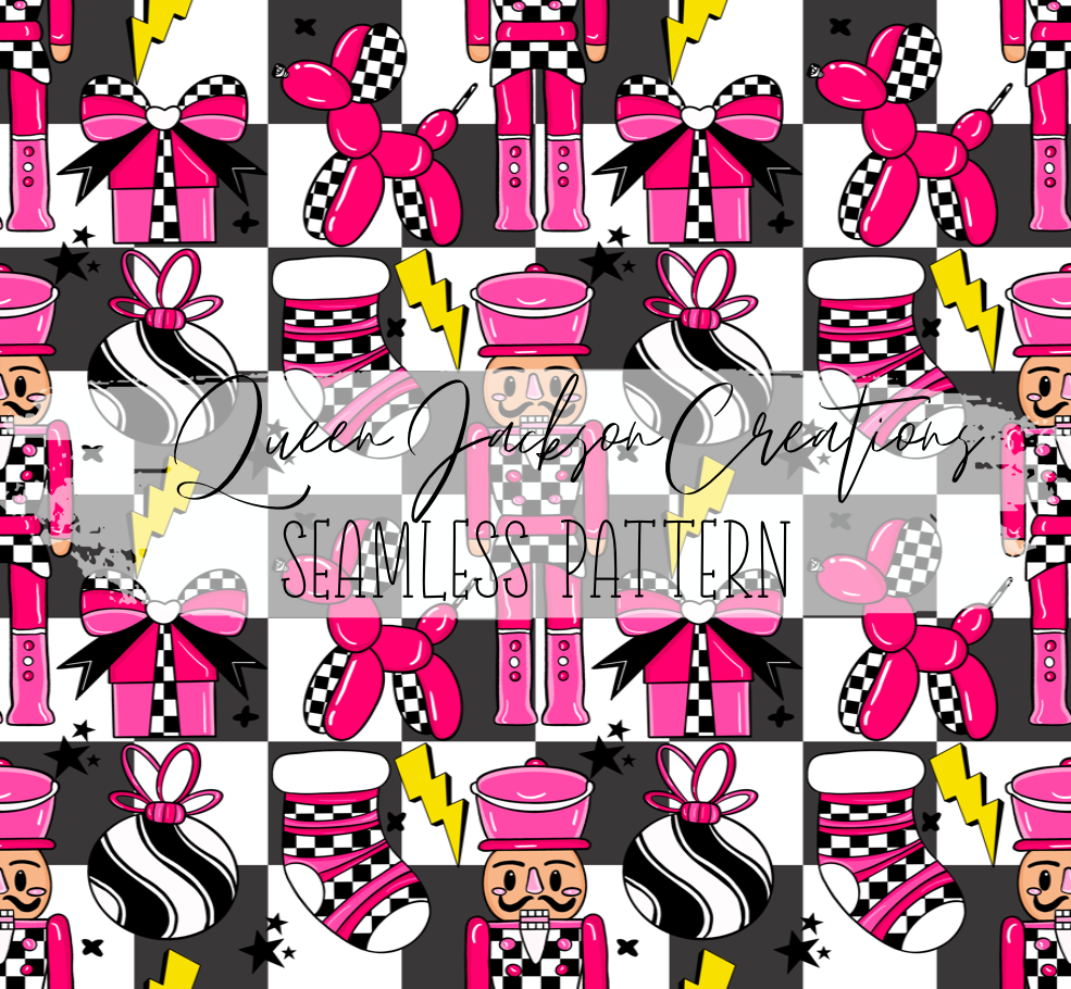 Nutcracker Main Grey Checkered