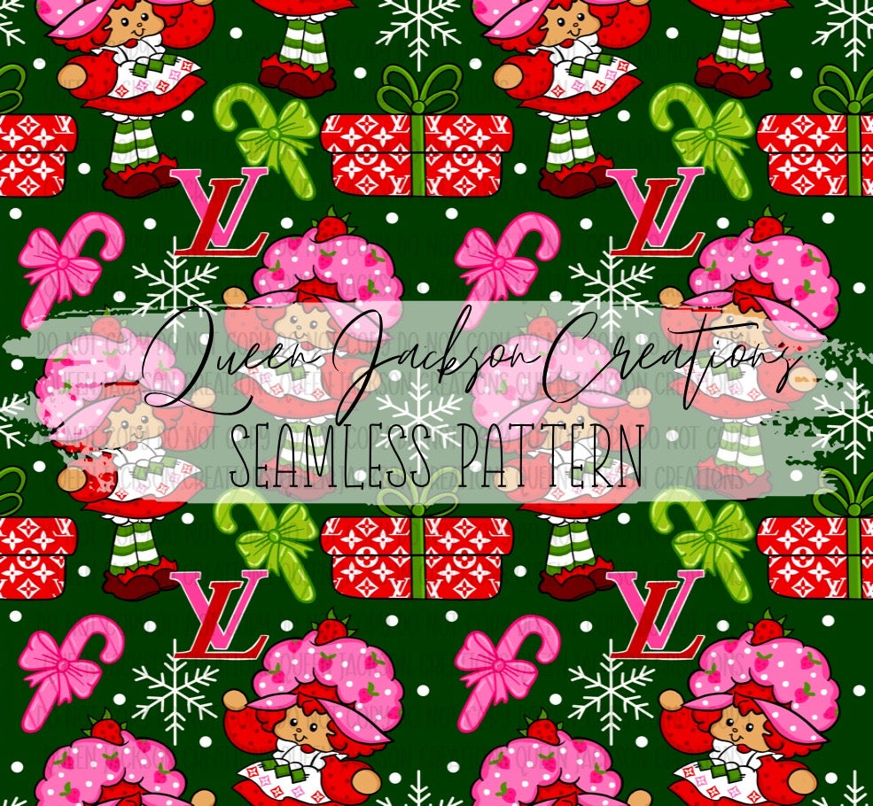 Strawberry Christmas Green