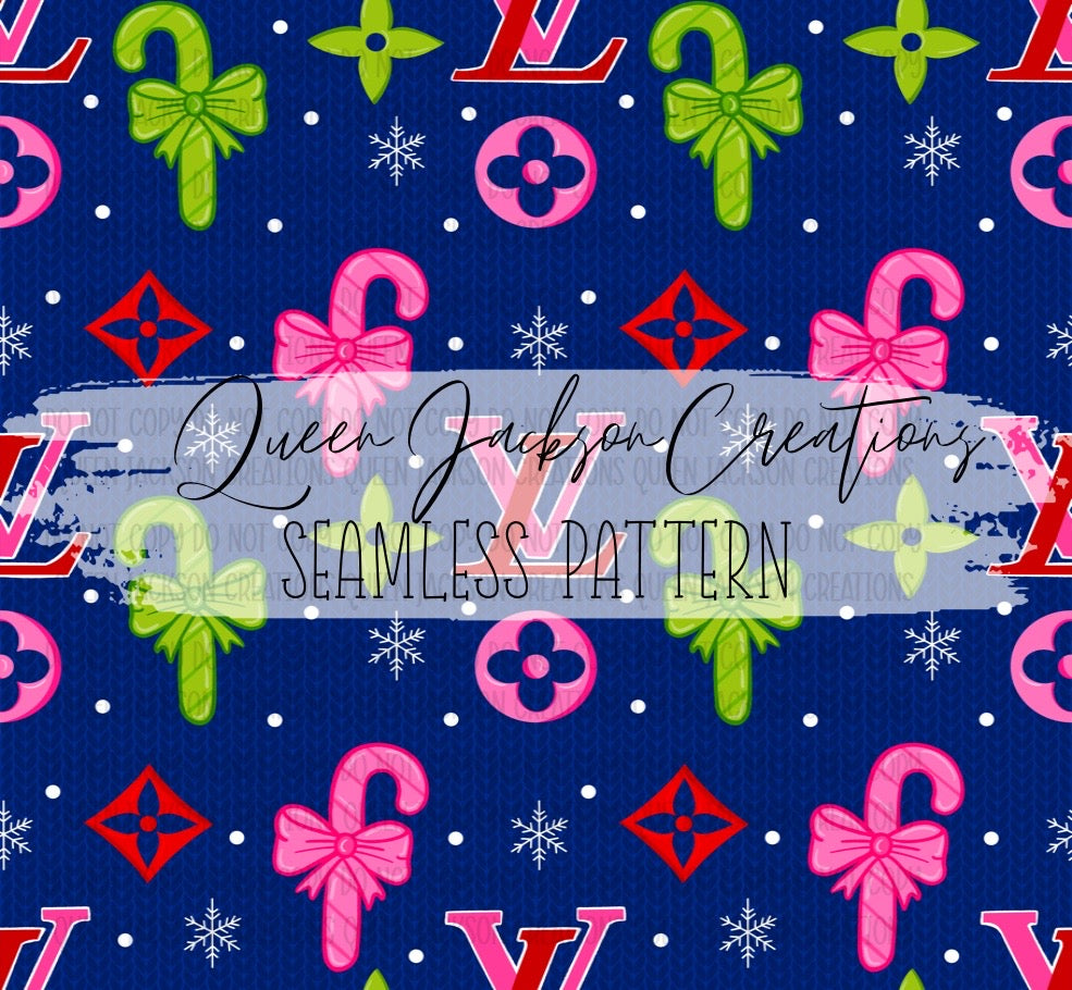 Strawberry Christmas Coord Blue