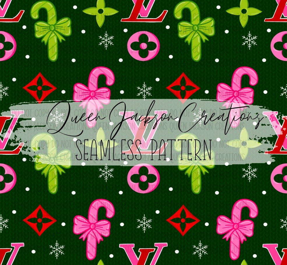 Strawberry Christmas Coord Green