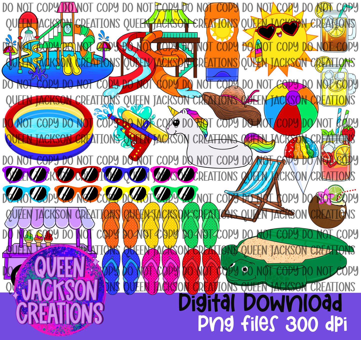 Summer Clipart Bundle