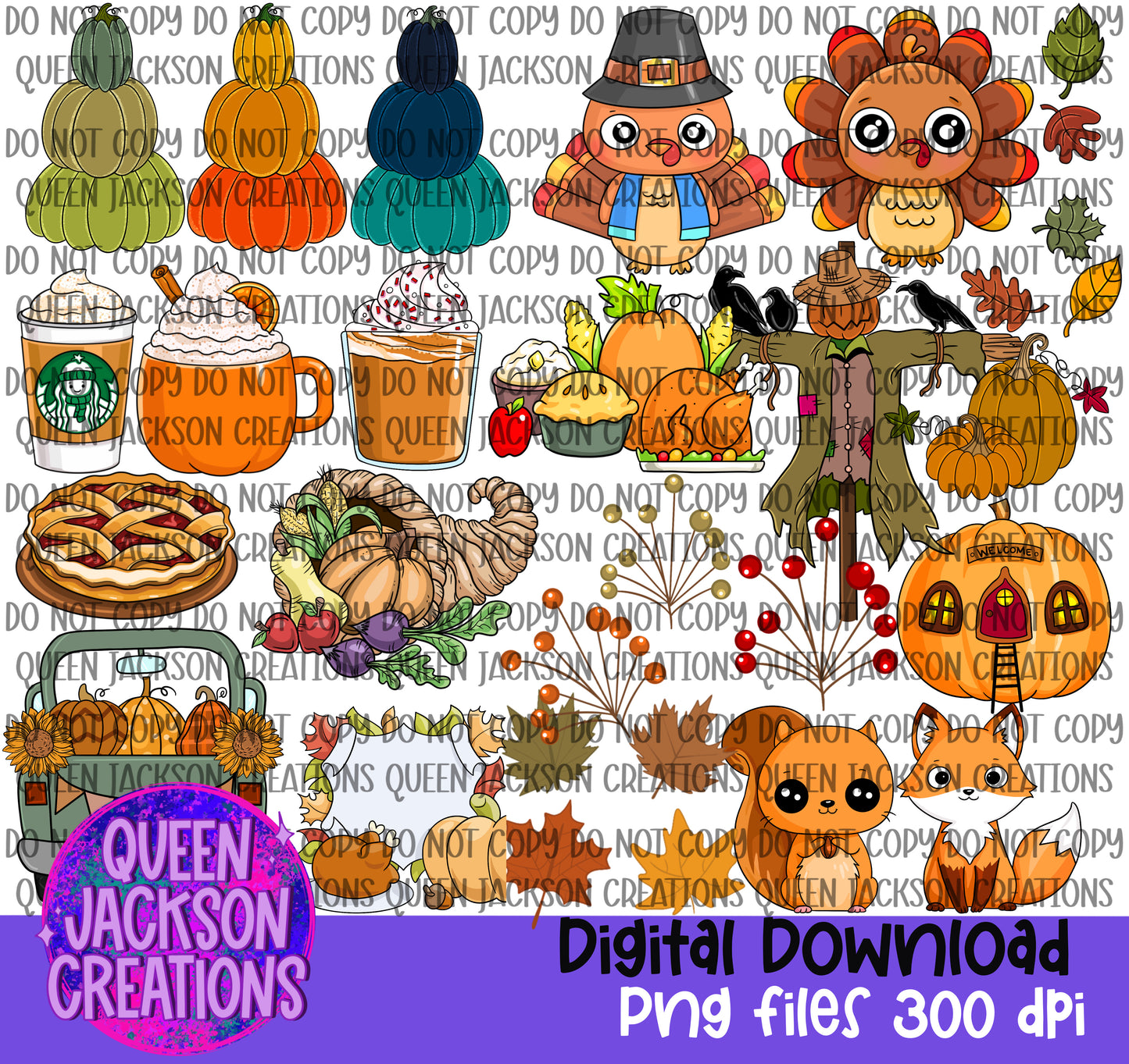 Fall Clipart Bundle