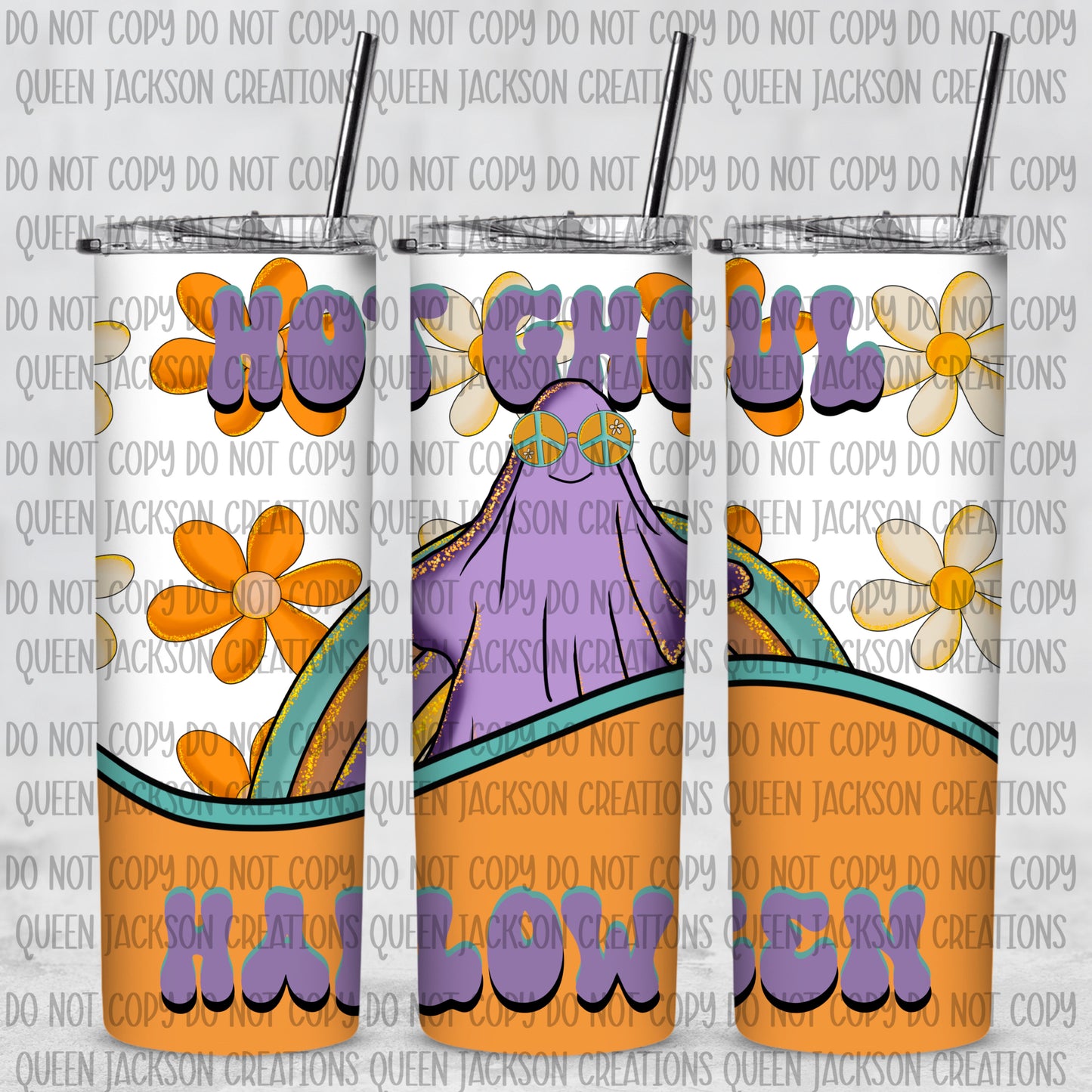 Hot Ghoul Halloween Tumbler Design