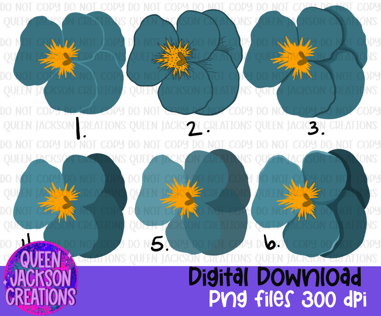 Mini Floral Bundle Blue