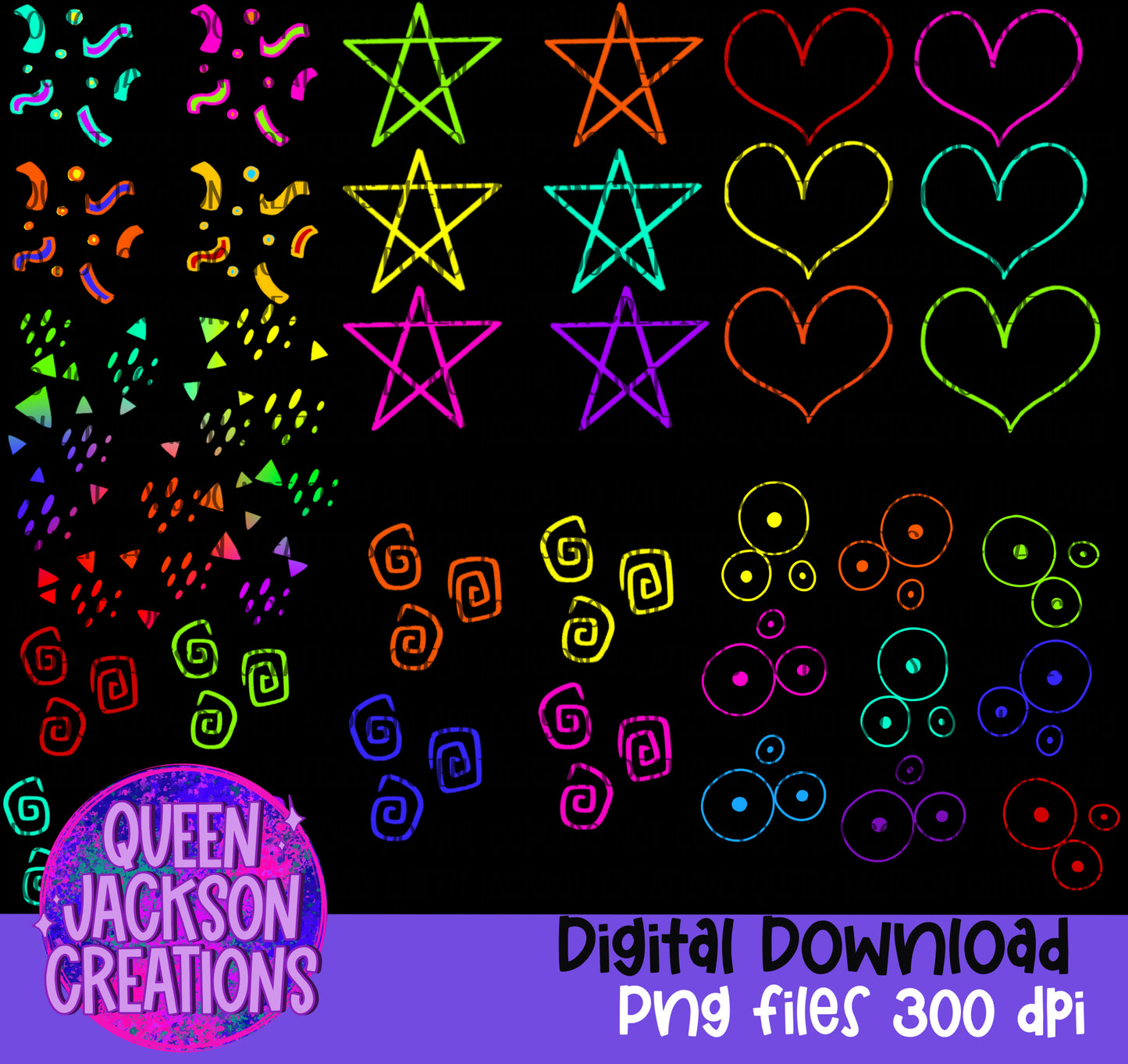90s Clipart Bundle