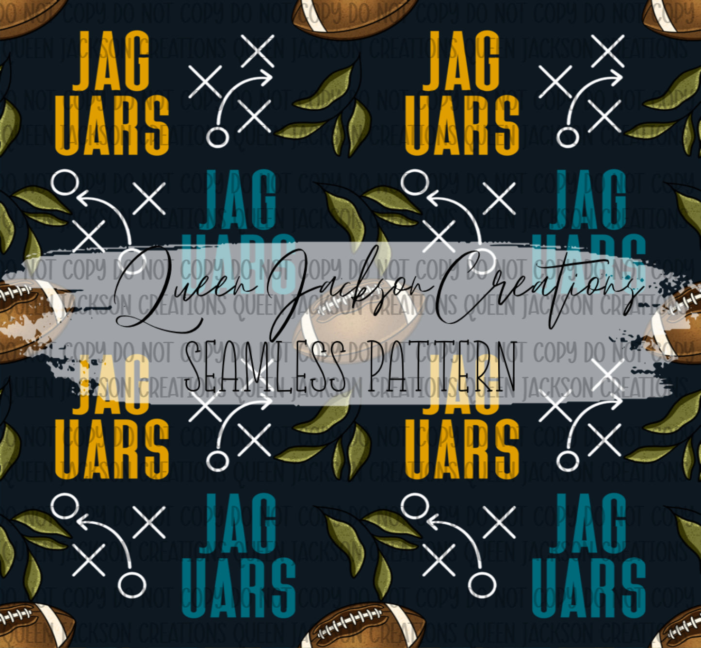 Floral Jaguars Pattern- Multiple Colorways