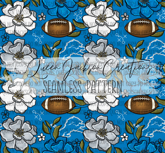 Floral Lions Pattern- Multiple Colorways