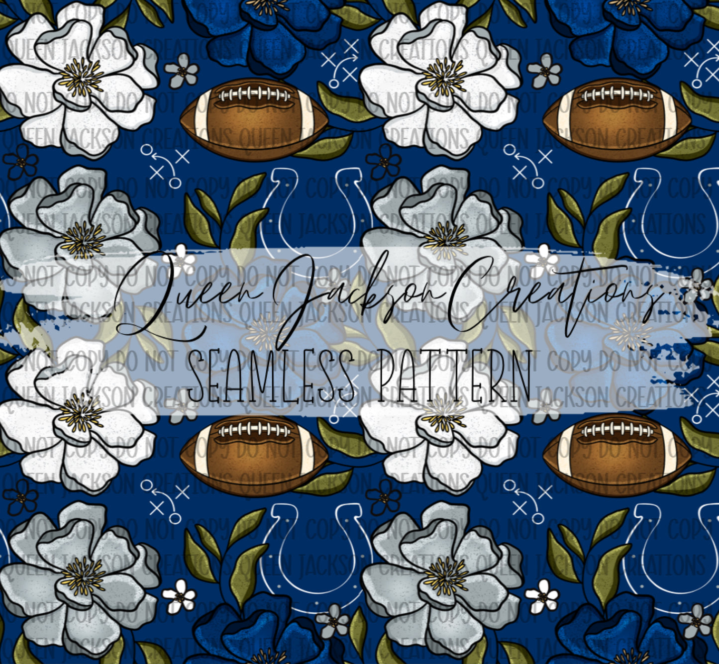 Floral Colts Pattern- Multiple Colorways