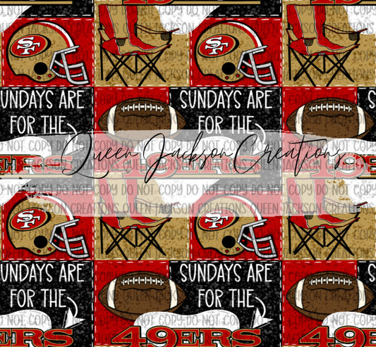 49ers Patchwork Pattern