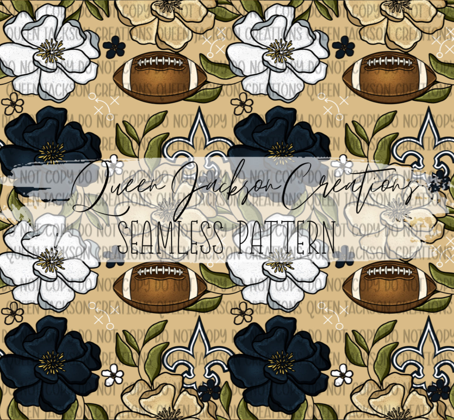 Floral Saints Pattern- Multiple Colorways