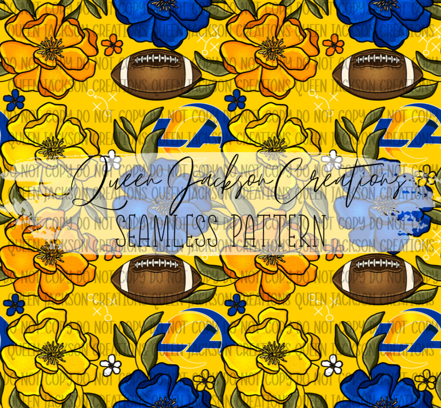 Floral Rams Pattern- Multiple Colorways