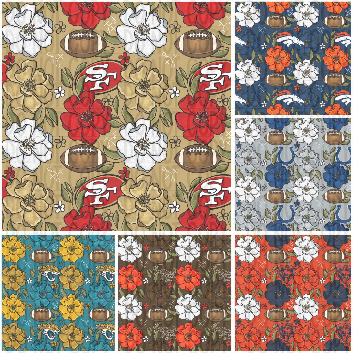 Floral Main Patterns Bundle (1 each color way)