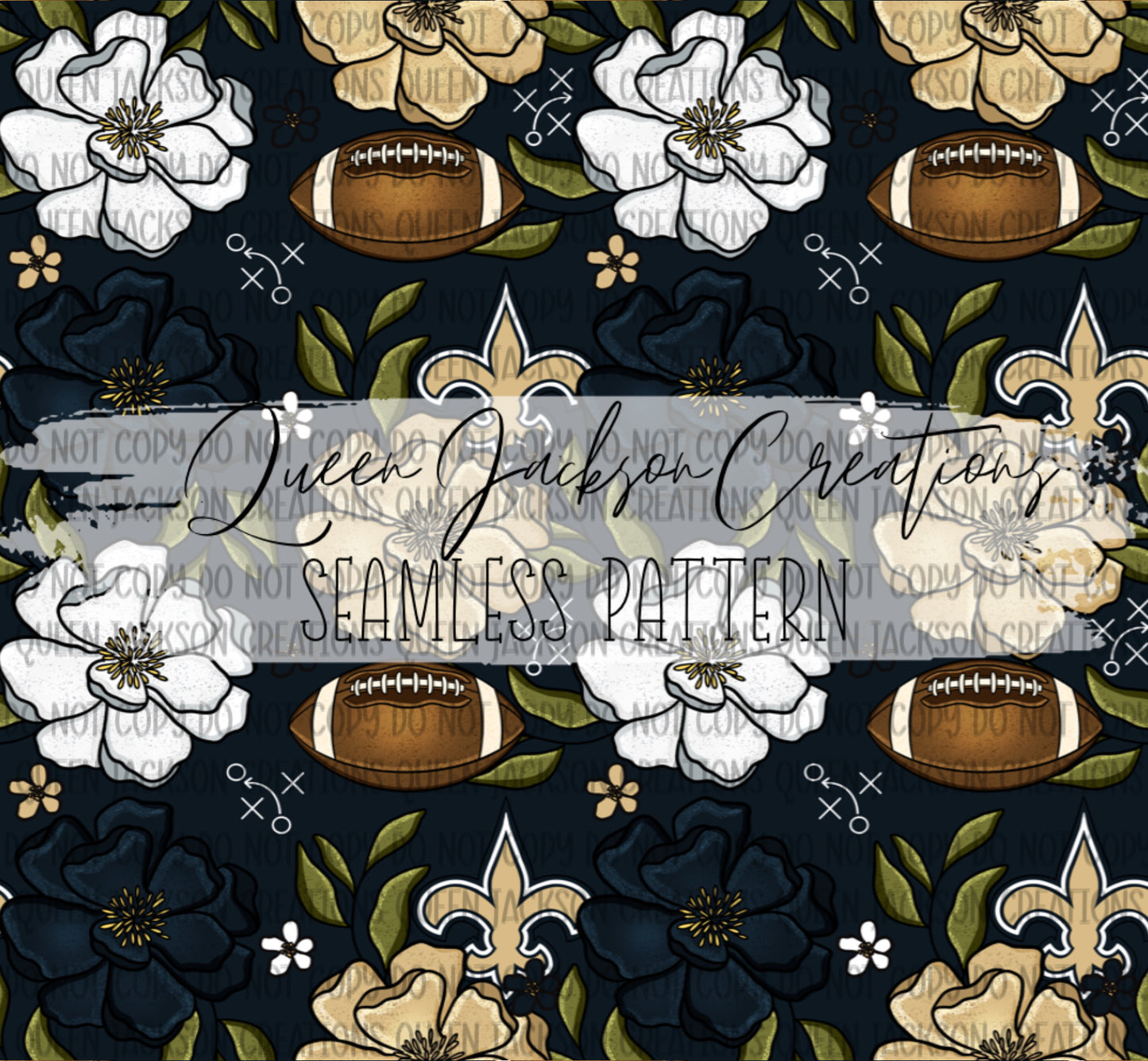 Floral Saints Pattern- Multiple Colorways