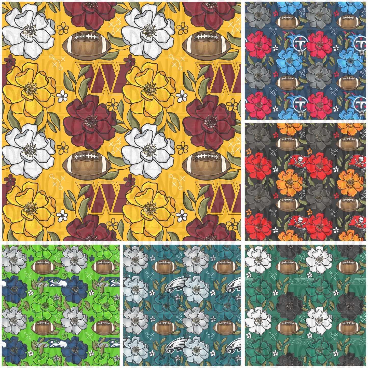 Floral Main Patterns Bundle (1 each color way)