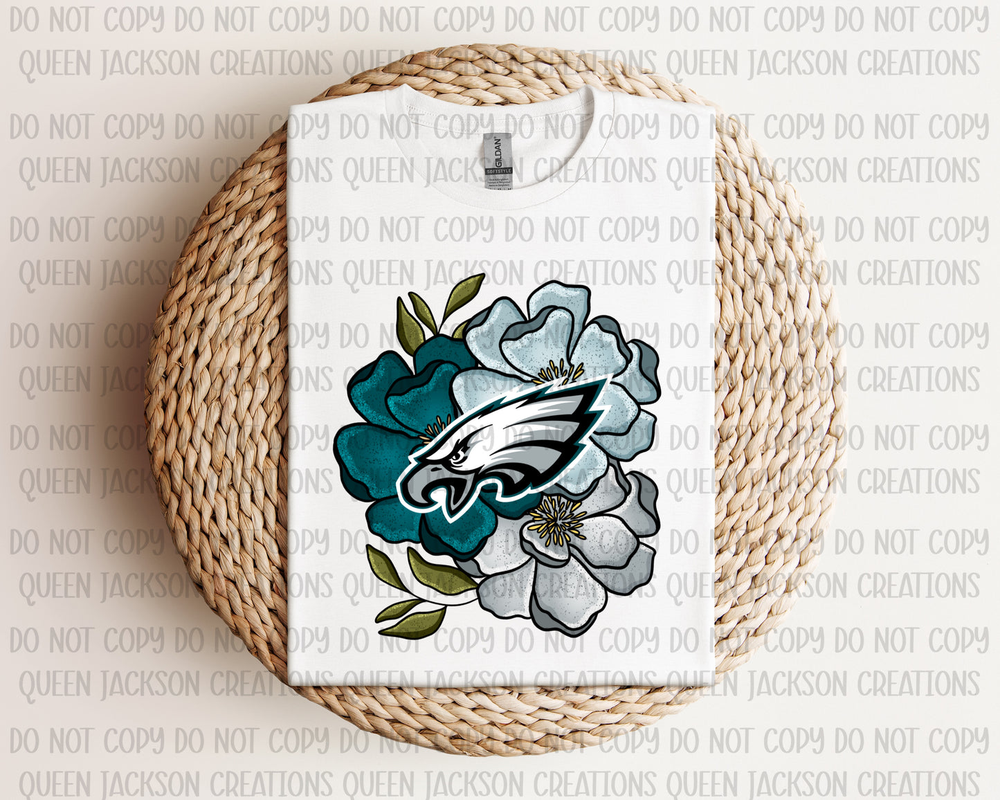 Floral Eagles Pattern- Multiple Colorways