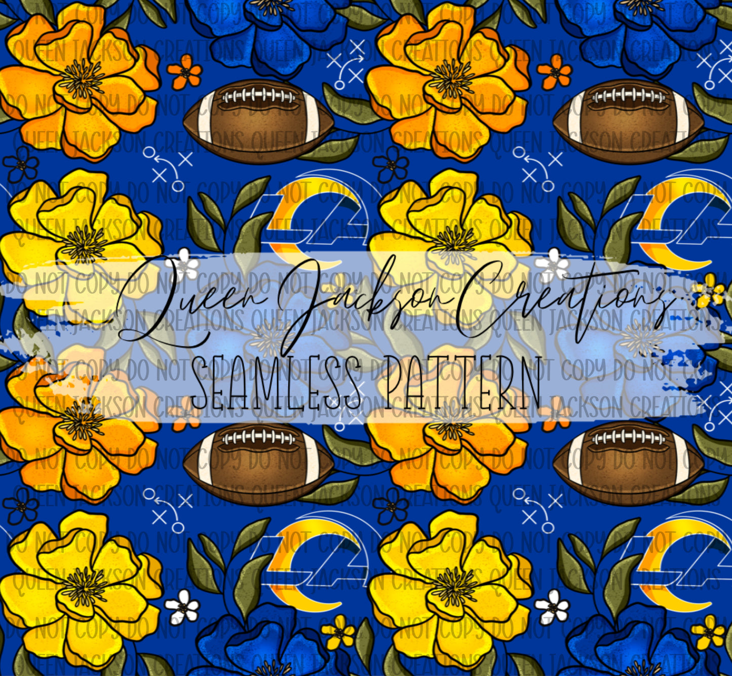 Floral Rams Pattern- Multiple Colorways