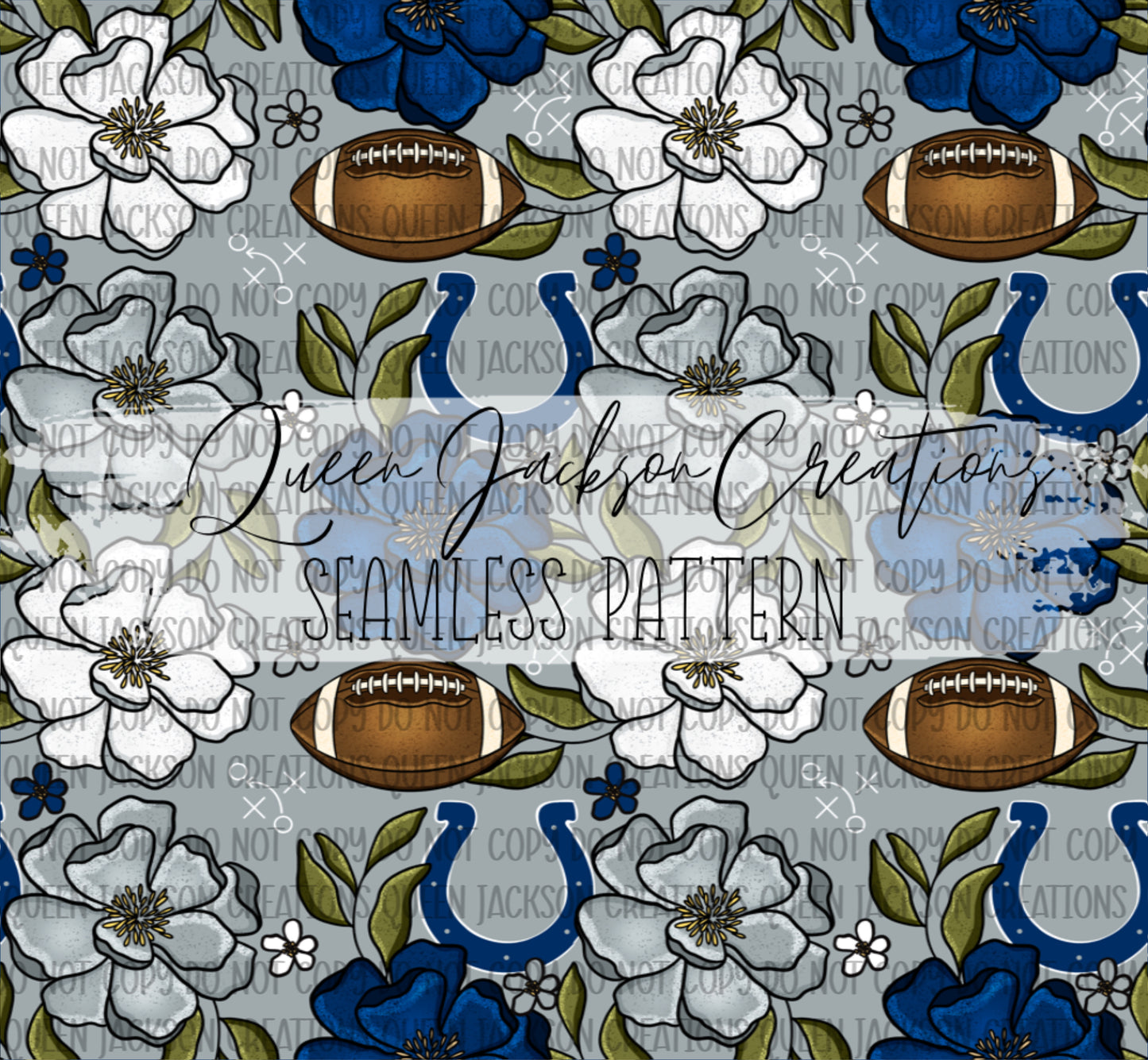 Floral Colts Pattern- Multiple Colorways