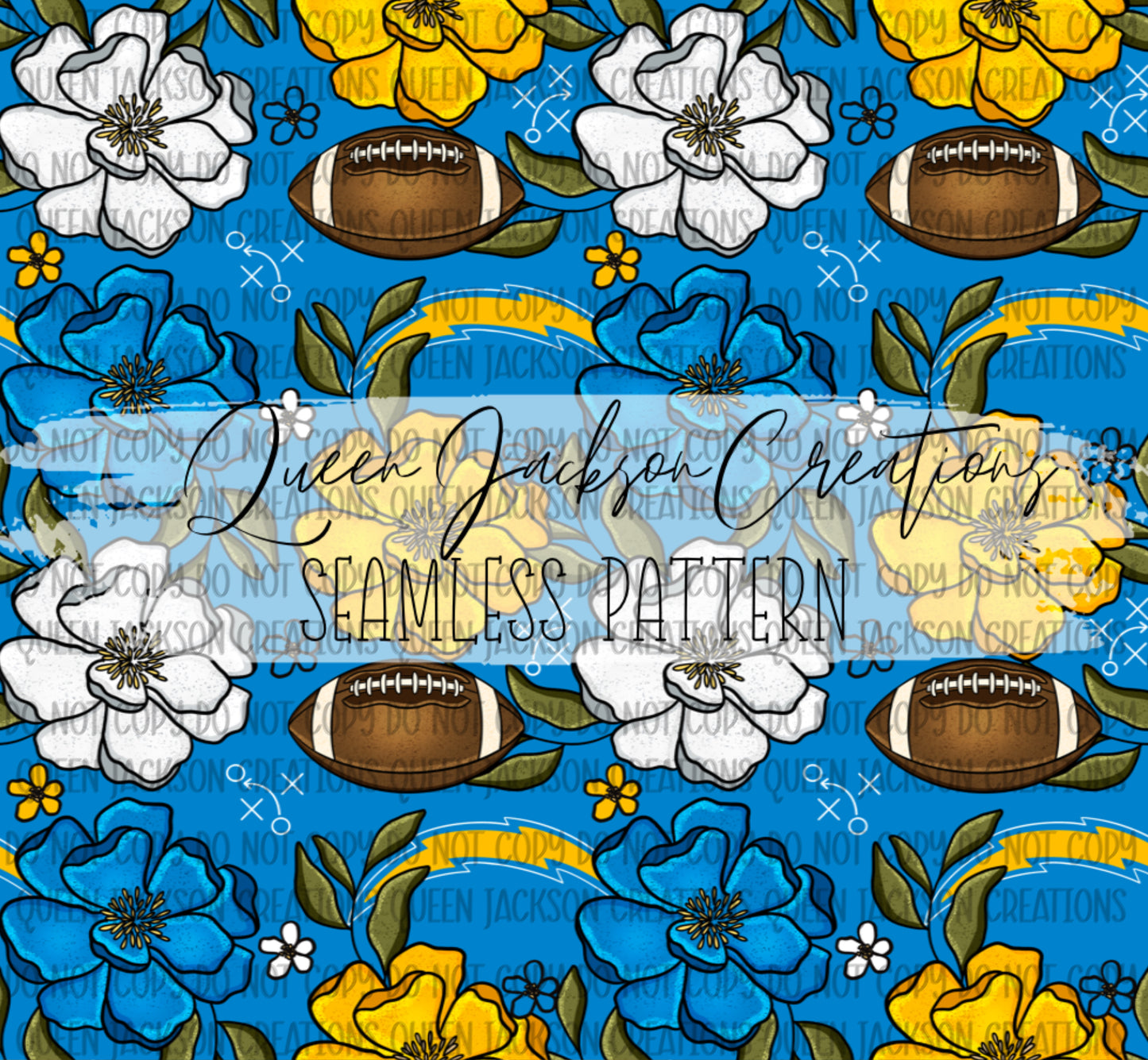 Floral Chargers Pattern- Multiple Colorways