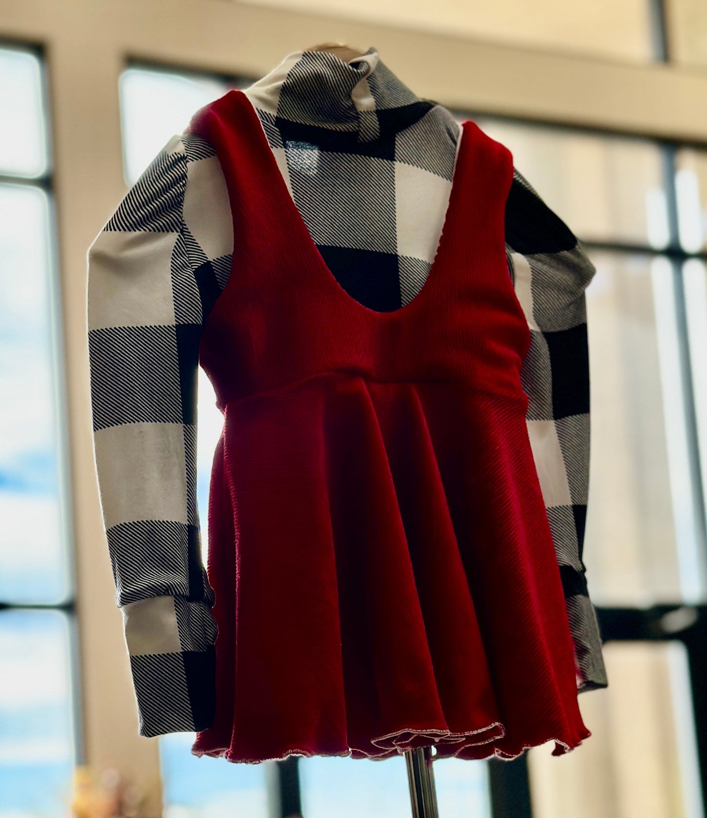Mira Pinafore Mini Length
