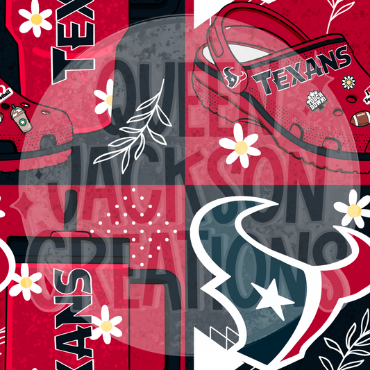 Girly Texans Pattern