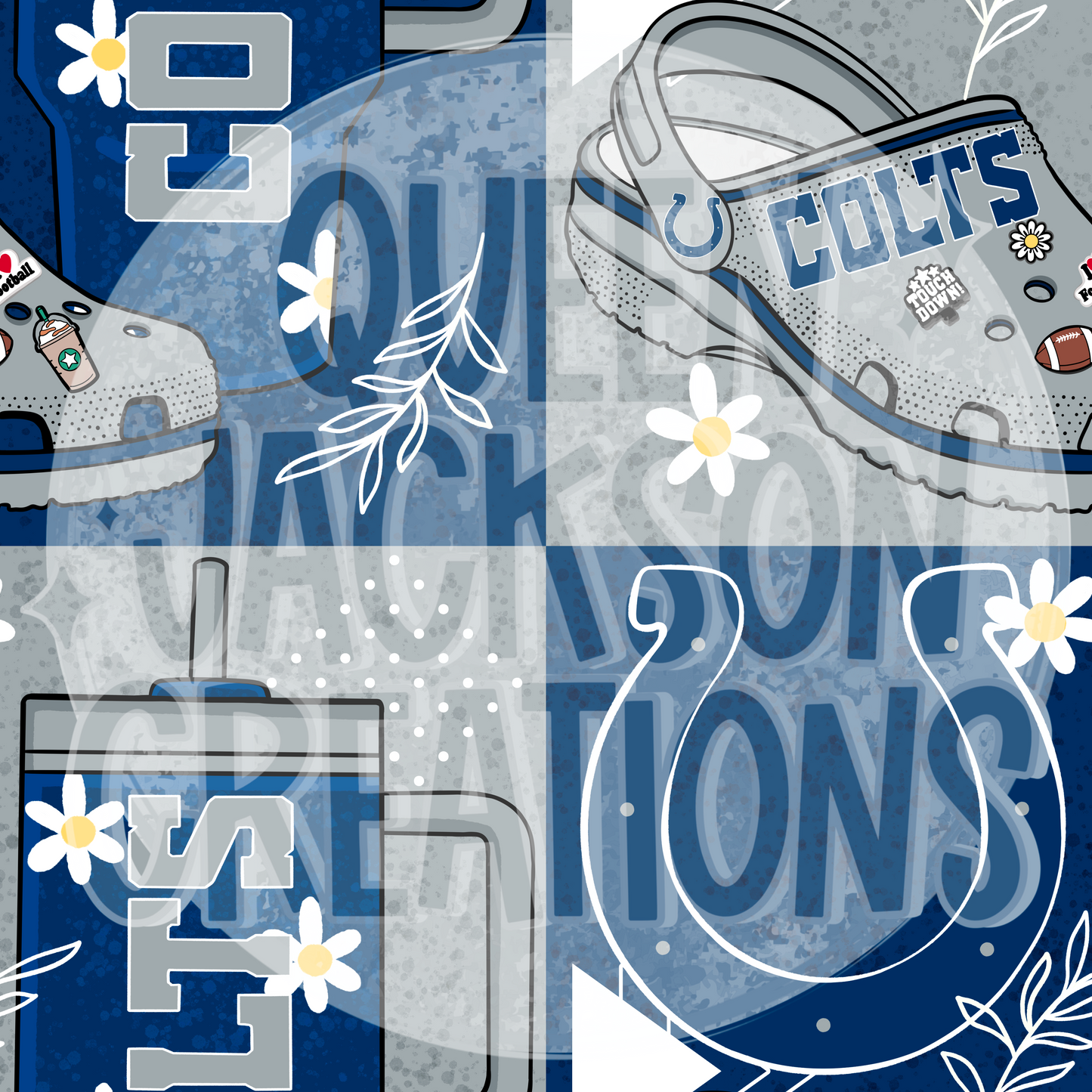 Girly Colts Pattern
